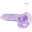 Фаллоимитатор Realrock Crystal Clear Dildo Realistic 7, фиолетовый - Фото №3
