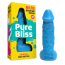 Мыло в виде пениса с присоской Pure Bliss Mini, голубое - Фото №4