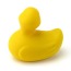 Клиторальный вибратор I Rub My Duckie Travel Size, желтый - Фото №3