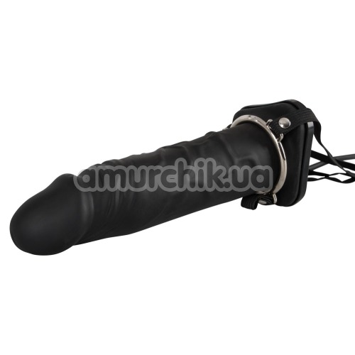 Порожній страпон Inflatable Strap On, чорний