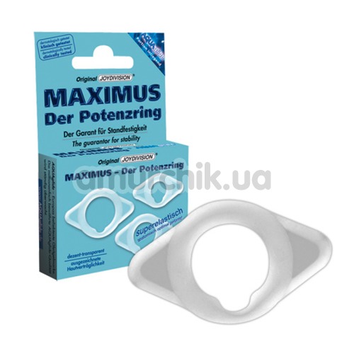 Эрекционное кольцо Maximus Der Potenzring, прозрачное