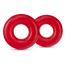 Набор из 2 эрекционных колец Stay Hard Donut Rings Oversized, красный - Фото №1