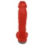 Мыло в виде пениса с присоской Чистий Кайф XL, красное - Фото №3