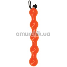 Анальные бусы Booty Balls Tangerine, оранжевые - Фото №1