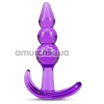 Анальна пробка B Yours Triple Bead Anal Plug, фіолетова - Фото №1