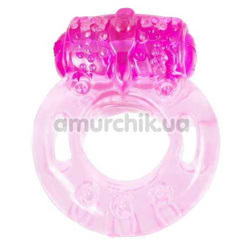 Виброкольцо Vibrator S-Love, розовое - Фото №1