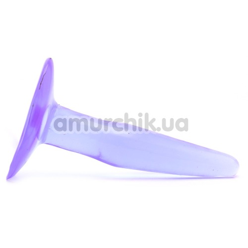 Анальная пробка Basix Rubber Works Mini Butt Plug, фиолетовая