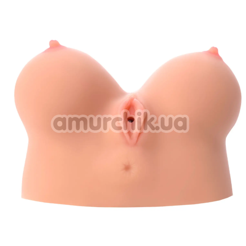 Искусственная вагина с вибрацией Kokos Juliana Breast, телесная