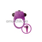 Виброкольцо Mai Attraction Pleasure Toys N68, фиолетовое - Фото №1