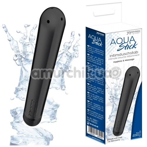 Насадка для интимного душа Aqua Stick Intimate Douche Attachment, черная