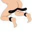 Фіксатори для ніг та мошонки Master Series Extreme Humbler With Ankle Restraints, чорні - Фото №5