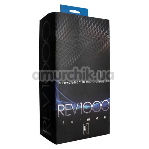 Мастурбатор с вибрацией Rev1000, чёрный