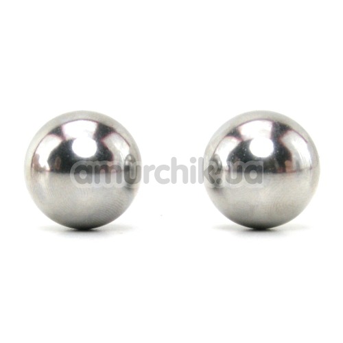 Вагинальные шарики Sex & Mischief Steele Balls - Фото №1