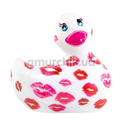 Кліторальний вібратор I Rub My Duckie Romance 2.0 з поцілунками, білий