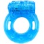 Виброкольцо Reusable Cock Ring, голубое - Фото №0