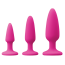 Набір анальних пробок Colours Pleasures Trainer Kit, рожевий - Фото №1
