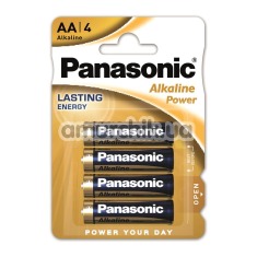 Батарейки Panasonic Alkaine Power АА, 4 шт - Фото №1