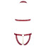 Комплект Cottelli Lingerie Bra and String червоний: бюстгальтер + трусики - Фото №6