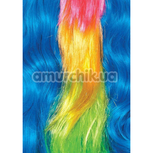 Обруч єдинорога Leg Avenue Magical Unicorn Headband with Rainbow Wig Mane, райдужний