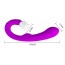Вібратор клиторальный і точки G Pretty Love Magic Tongue, фіолетовий - Фото №5