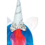 Обруч единорога Leg Avenue Magical Unicorn Headband with Rainbow Wig Mane, радужный - Фото №3