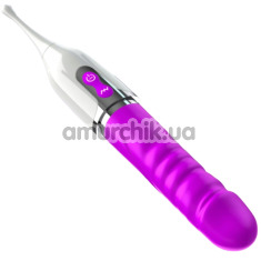 Вібратор Clitoris and Vaginal Stimulator, фіолетовий - Фото №1