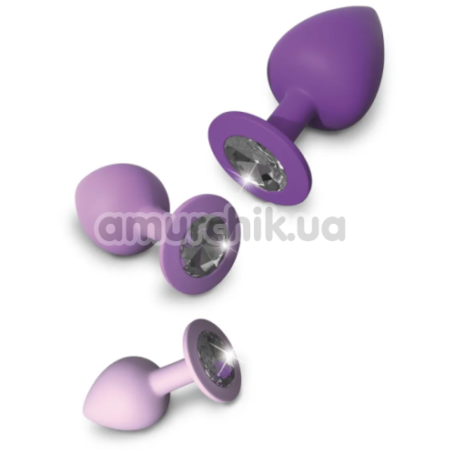 Набор анальных пробок Fantasy For Her Her Little Gems Trainer Set, фиолетовый