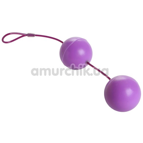 Вагінальні кульки Frisky Super Sized Silicone Benwa Kegel Balls, фіолетові