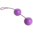 Вагинальные шарики Frisky Super Sized Silicone Benwa Kegel Balls, фиолетовые - Фото №2