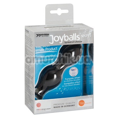 Вагинальные шарики Joyballs Secret, черные