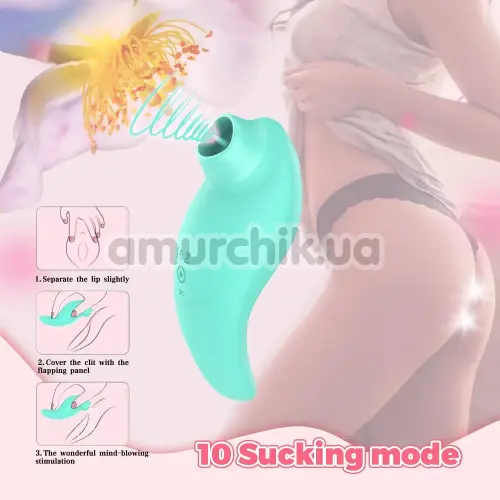 Клиторальный вибратор Odeco Every Night Toys Jen, зеленый