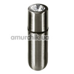 Віброкуля First-Class Bullet With Key Chain Pouch, сіра - Фото №1