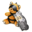 Брелок Master Series Bound Teddy Bear Keychain - ведмежа, жовтий - Фото №10