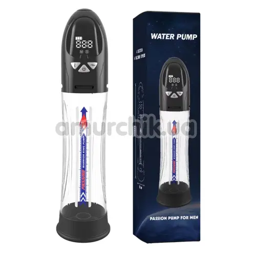 Вакуумная помпа Men Powerup Water Pump, прозрачная