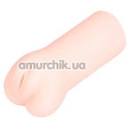 Искусственная вагина с вибрацией Kokos Sandara Double Layer, телесная - Фото №1