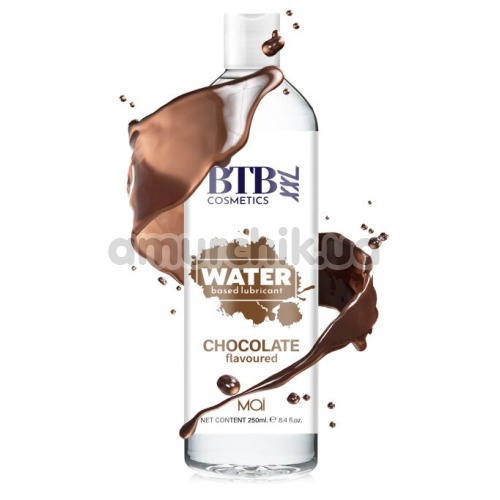 Лубрикант Back To Basics Water Based Lubricant Chocolate, 250 мл - Фото №1