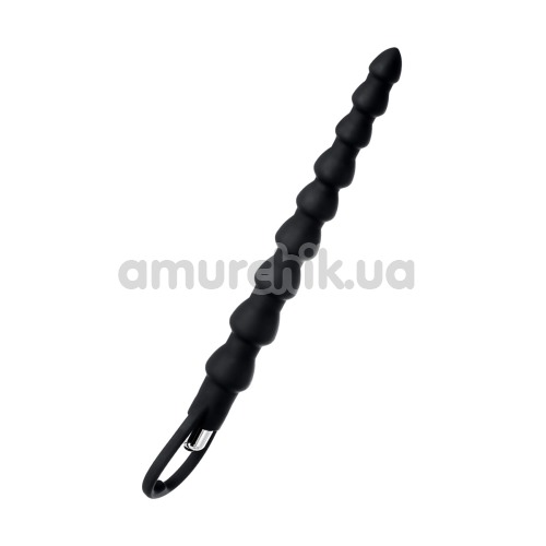 Анальная цепочка с вибрацией A-Toys Vibro Anal Beads 761305, черная