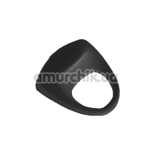 Віброкільце Lit-Up Silicone Stimu-Ring 8, чорне - Фото №1