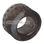 Эрекционное кольцо Aztec Style Penisring Single, черное - Фото №1