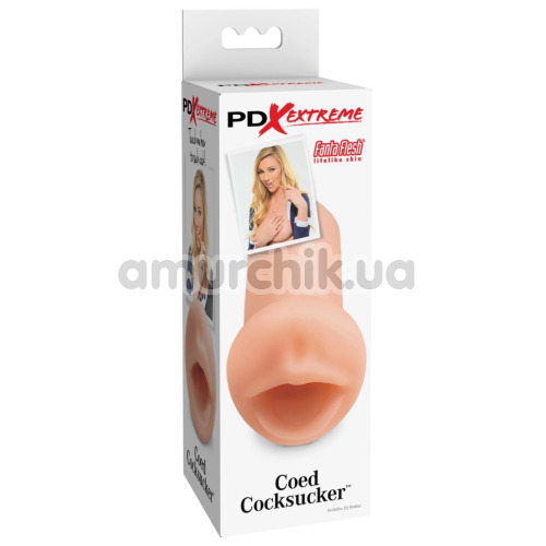 Симулятор орального сексу Pipedream Extreme Coed Cocksucker, тілесний