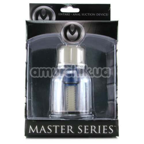 Вакуумная помпа для ануса Master Series Intake Anal Suction Device, прозрачная