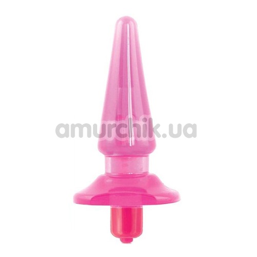 Анальная пробка B Yours Basic Vibra Plug, розовая - Фото №1