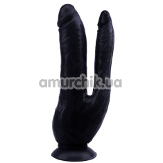 Подвійний фалоімітатор Rubicon Dark Magic Dual Penis 7.7, чорний - Фото №1