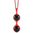 Вагинальные шарики Scarlet Couture Glass Duo Balls, красные - Фото №1