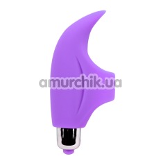 Насадка на палець з вібрацією MisSweet Kinky, фіолетова - Фото №1