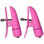 Зажимы для сосков с вибрацией Nipple Play Nipplettes, розовые - Фото №1