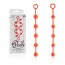 Набор анальных цепочек Posh Silicone “O” Beads, оранжевый - Фото №10