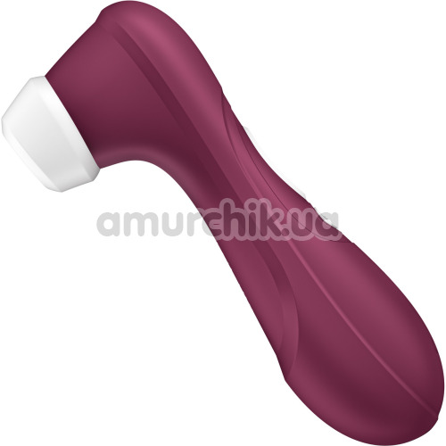 Симулятор орального сексу для жінок Satisfyer Pro 2 Generation 3 Connect App, бордовий