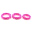 Набор эрекционных колец Posh Silicone Love Rings, 3 шт розовый - Фото №4