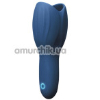Мастурбатор для головки члена с вибрацией Renegade Vibrating Head Unit Rechargeable, синий - Фото №1